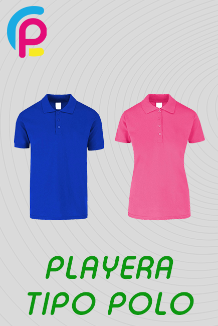 PLAYERA TIPO POLO PIQUÉ MANGA CORTA