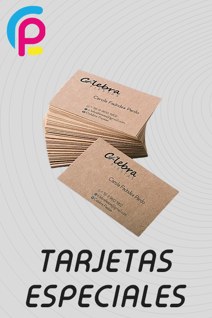 TARJETAS EN PAPELES ESPECIALES