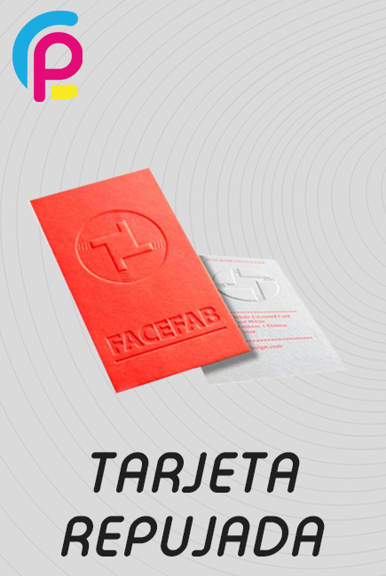 TARJETAS REPUJADAS