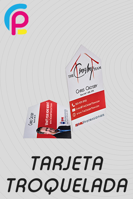 TARJETA TROQUELADA