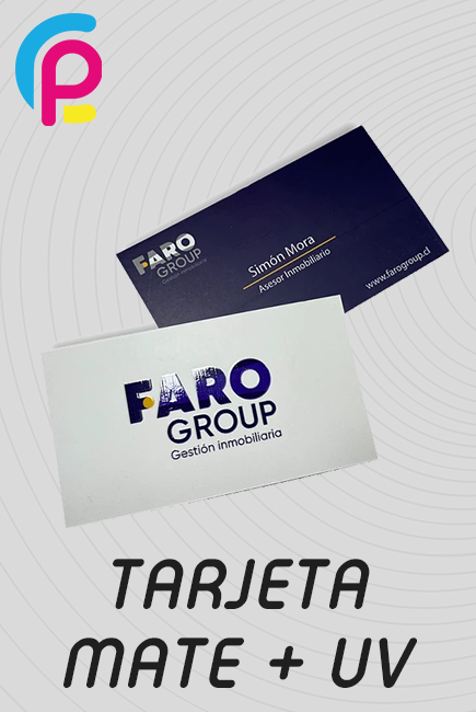 TARJETAS MATE + UV
